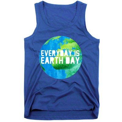 Every Day Is Earth Day 1970 Environtal Green Gift Tank Top