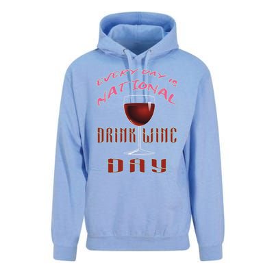 Every Day Is National Wine Ing Day Meaningful Gift Unisex Surf Hoodie