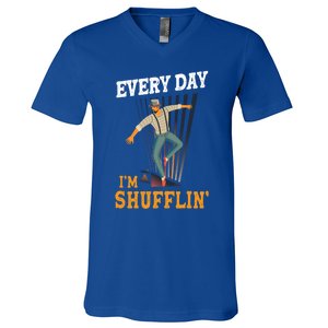 Every Day I´m Shufflin Tap Dance Tapdancing Outfit Great Gift V-Neck T-Shirt