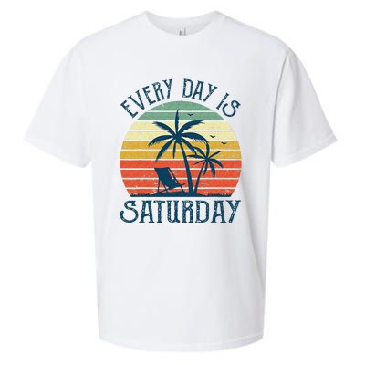 Every Day Is Saturday Funny Retirement Gift Men Women Sueded Cloud Jersey T-Shirt