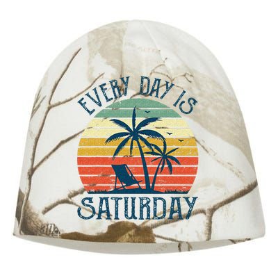 Every Day Is Saturday Funny Retirement Gift Men Women Kati - Camo Knit Beanie