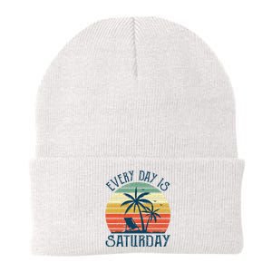 Every Day Is Saturday Funny Retirement Gift Men Women Knit Cap Winter Beanie