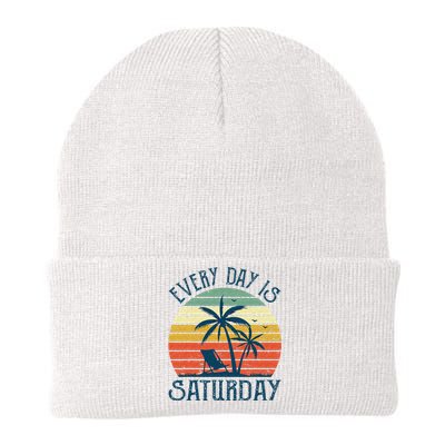 Every Day Is Saturday Funny Retirement Gift Men Women Knit Cap Winter Beanie