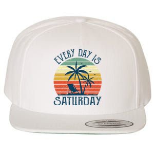 Every Day Is Saturday Funny Retirement Gift Men Women Wool Snapback Cap