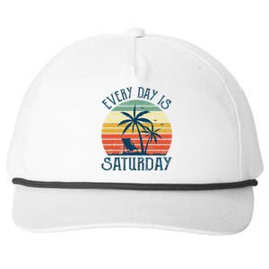 Every Day Is Saturday Funny Retirement Gift Men Women Snapback Five-Panel Rope Hat