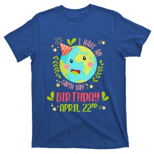 Earth Day Is My Birthday April 22nd Birthday Party Groovy Gift T-Shirt