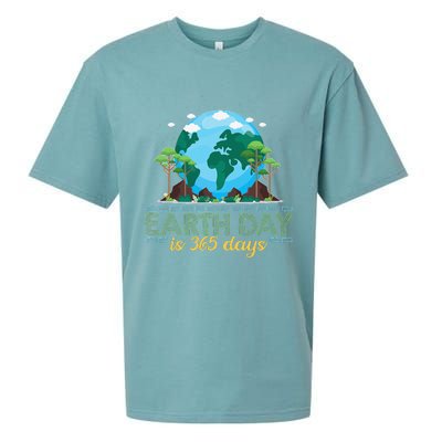 Earth Day is 365 Days Sueded Cloud Jersey T-Shirt