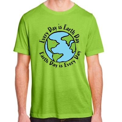 Every Day Is Earth Day World Adult ChromaSoft Performance T-Shirt