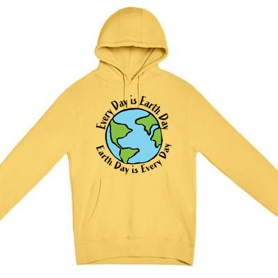 Every Day Is Earth Day World Premium Pullover Hoodie