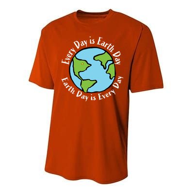 Every Day Is Earth Day World Performance Sprint T-Shirt