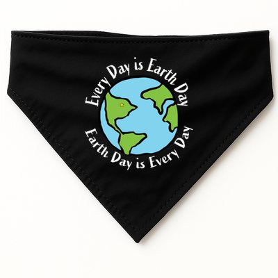 Every Day Is Earth Day World USA-Made Doggie Bandana