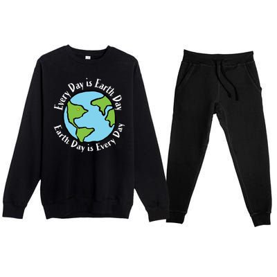 Every Day Is Earth Day World Premium Crewneck Sweatsuit Set