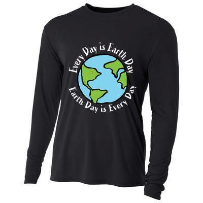 Every Day Is Earth Day World Cooling Performance Long Sleeve Crew