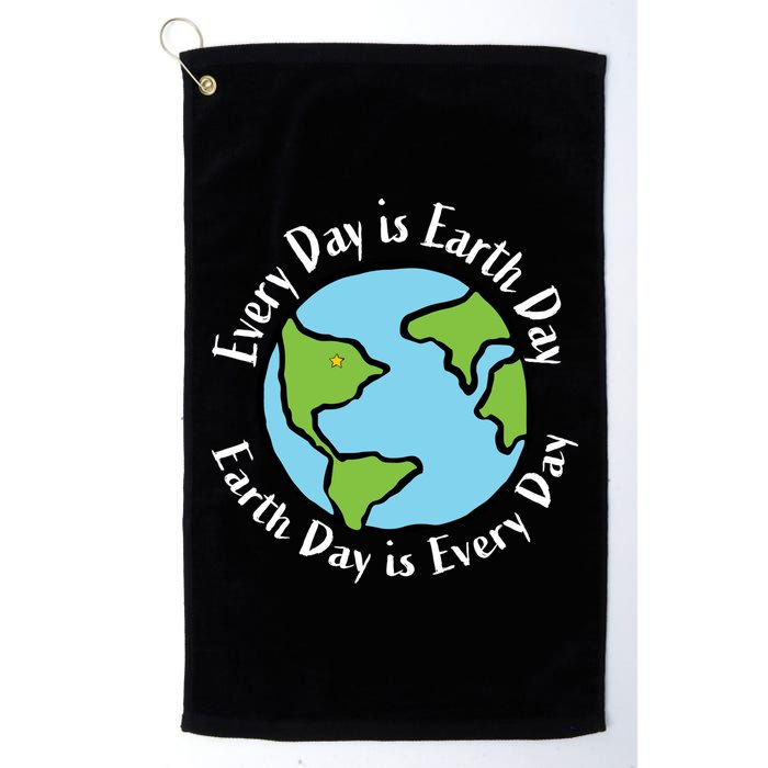 Every Day Is Earth Day World Golf Towel