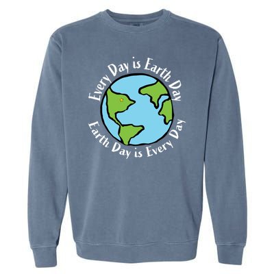 Every Day Is Earth Day World Garment-Dyed Sweatshirt