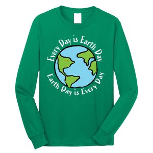 Every Day Is Earth Day World Long Sleeve Shirt