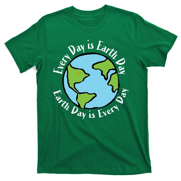 Every Day Is Earth Day World T-Shirt