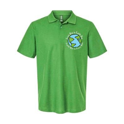 Every Day Is Earth Day World Softstyle Adult Sport Polo