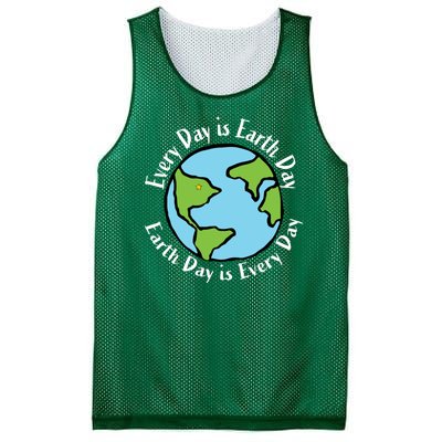 Every Day Is Earth Day World Mesh Reversible Basketball Jersey Tank