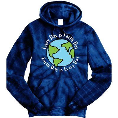 Every Day Is Earth Day World Tie Dye Hoodie