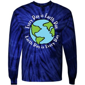 Every Day Is Earth Day World Tie-Dye Long Sleeve Shirt