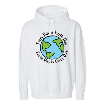 Every Day Is Earth Day World Garment-Dyed Fleece Hoodie