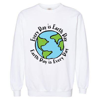 Every Day Is Earth Day World Garment-Dyed Sweatshirt