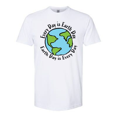 Every Day Is Earth Day World Softstyle CVC T-Shirt