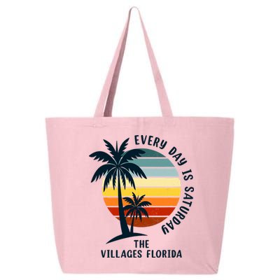 Every Day Is Saturday The Villages Florida Retro Vintage 25L Jumbo Tote