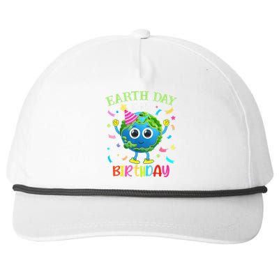 Earth Day Is My Birthday Pro Environment Birthday Party Snapback Five-Panel Rope Hat