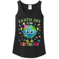 Earth Day Is My Birthday Pro Environment Birthday Party Ladies Essential Tank