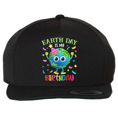 Earth Day Is My Birthday Pro Environment Birthday Party Wool Snapback Cap