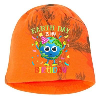 Earth Day Is My Birthday Pro Environment Birthday Party Kati - Camo Knit Beanie