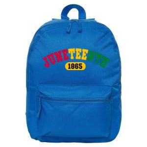 Ecipation Day Is Great With 1865 Junenth Flag Cute Gift 16 in Basic Backpack