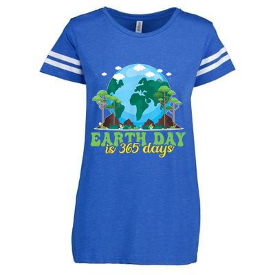 Earth Day Is 365 Days Cool Gift Enza Ladies Jersey Football T-Shirt