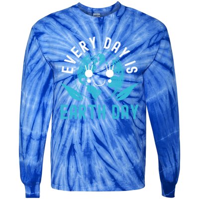 Every Day Is Earth Day Mother Earth Pro Environt Gift Tie-Dye Long Sleeve Shirt