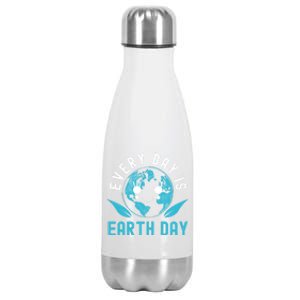 Every Day Is Earth Day Mother Earth Pro Environt Gift Stainless Steel Insulated Water Bottle