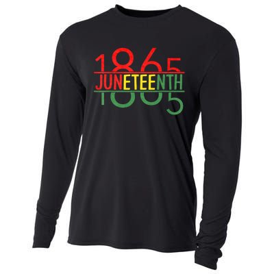 Emancipation Day Is Great With 1865 Juneteenth Flag Cooling Performance Long Sleeve Crew