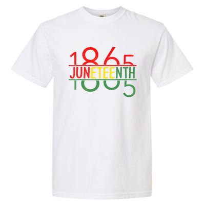 Emancipation Day Is Great With 1865 Juneteenth Flag Garment-Dyed Heavyweight T-Shirt