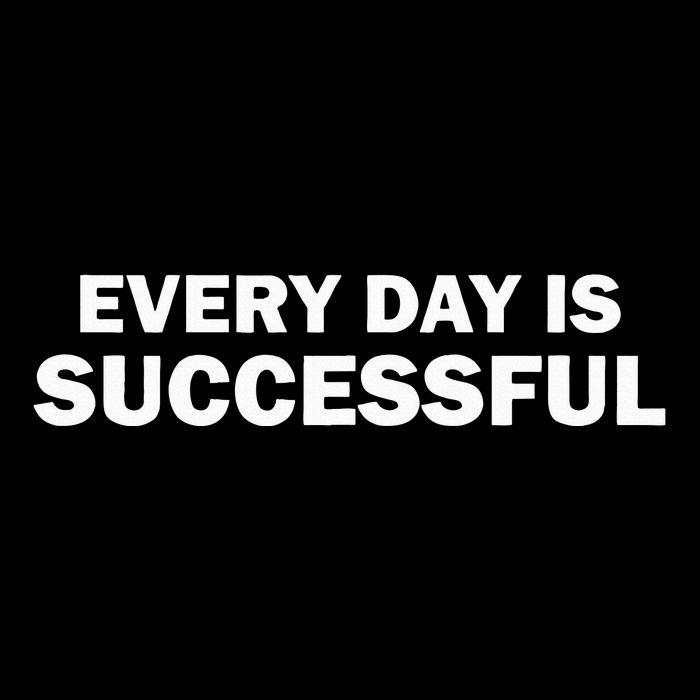Every Day Is Successful Motivation Short Acrylic Beanie