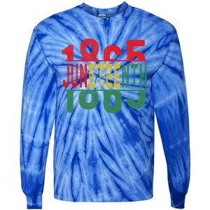 Ecipation Day Is Great With 1865 Junenth Cool Gift Tie-Dye Long Sleeve Shirt