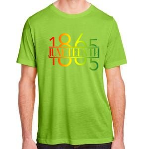 Emancipation Day Is Great With 1865 Juneteenth Flag Apparel Gift Adult ChromaSoft Performance T-Shirt