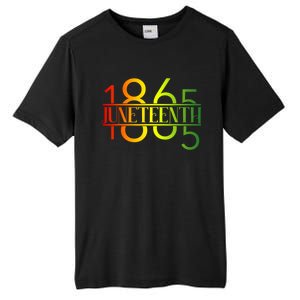 Emancipation Day Is Great With 1865 Juneteenth Flag Apparel Gift Tall Fusion ChromaSoft Performance T-Shirt