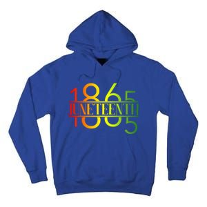 Emancipation Day Is Great With 1865 Juneteenth Flag Apparel Gift Tall Hoodie