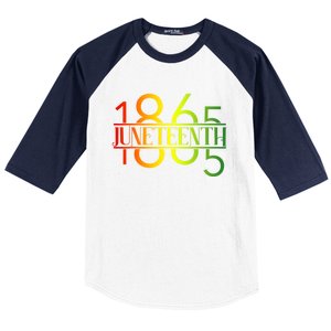 Emancipation Day Is Great With 1865 Juneteenth Flag Apparel Gift Baseball Sleeve Shirt