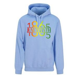 Emancipation Day Is Great With 1865 Juneteenth Flag Apparel Gift Unisex Surf Hoodie