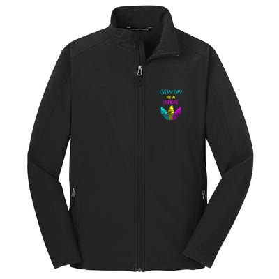 Every Day Is A Sundae Colorful Ice Cream Delight Gift Core Soft Shell Jacket