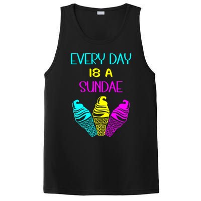 Every Day Is A Sundae Colorful Ice Cream Delight Gift PosiCharge Competitor Tank