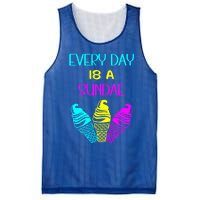 Every Day Is A Sundae Colorful Ice Cream Delight Gift Mesh Reversible Basketball Jersey Tank