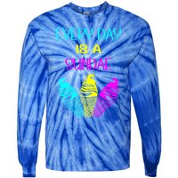 Every Day Is A Sundae Colorful Ice Cream Delight Gift Tie-Dye Long Sleeve Shirt